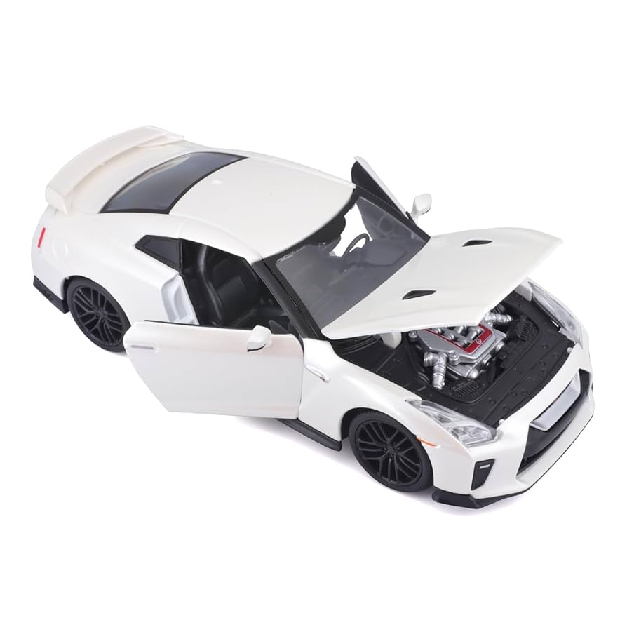 FIRST:18 NISSAN GT-R 2017 ミニカー 1/18 First18 2017 Nissan GT-R (R35) (Silver) Diecast Car